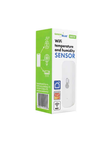 Greenblue Czujnik Temperatury I Wilgotności Wifi, Android/Ios/Alexa/Google Home, 3.0V Dc, Lr03X2 Gb737