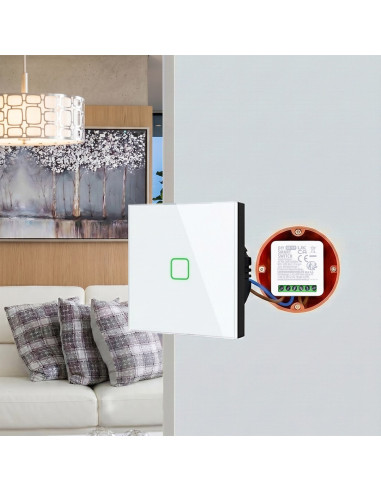 Greenblue Przekaźnik Wifi Dopuszkowy, Android/Ios/Alexa/Google Home,100-240V Ac, 50/60Hz, Max.16A, Dla Led 150W Gb739