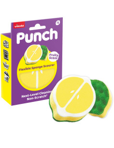 Zmywak Vileda Punch Elastyczny Cytryna 1 Szt.