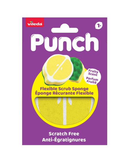 Zmywak Vileda Punch Elastyczny Cytryna 1 Szt.