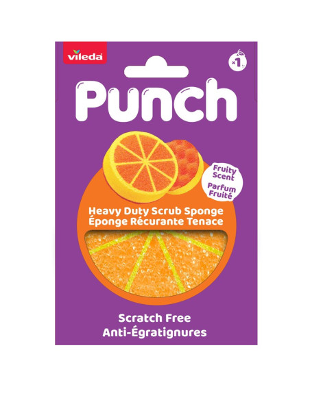 Zmywak Vileda Punch Mocny Pomarańcza 1 Szt.