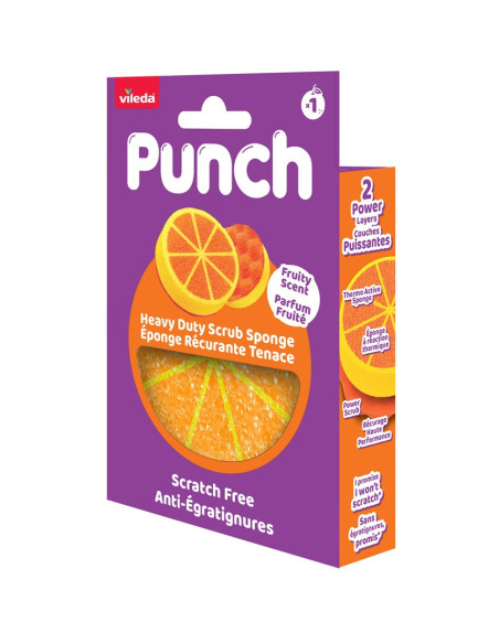 Zmywak Vileda Punch Mocny Pomarańcza 1 Szt.