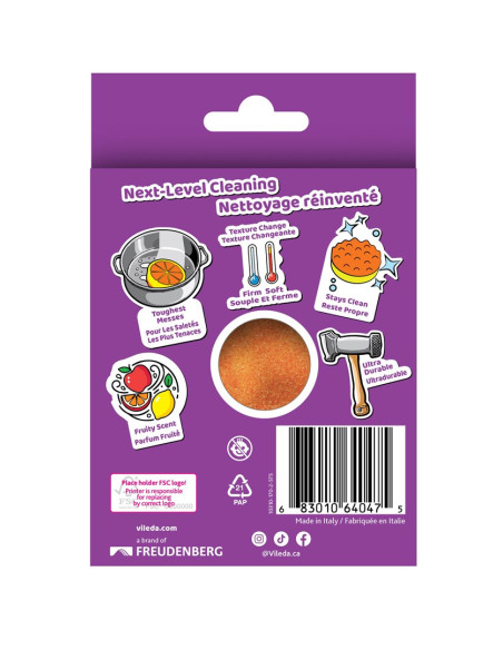 Zmywak Vileda Punch Mocny Pomarańcza 1 Szt.
