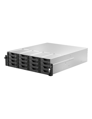 Asustor Lockerstor 16R Pro Gen2 Nas Desktop Amd Ryzen™ 7 7745 16 Gb Ddr5 0 Tb Czarny, Stal