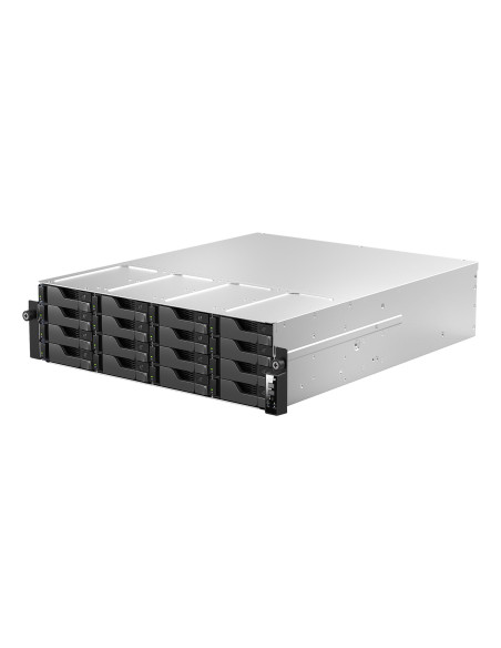 Asustor Lockerstor 16R Pro Gen2 Nas Desktop Amd Ryzen™ 7 7745 16 Gb Ddr5 0 Tb Czarny, Stal