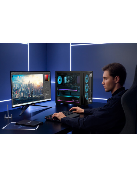 Asus Rog G700 Gm700Tz-R9800X283W Amd Ryzen™ 7 9800X3D 32 Gb Ddr5-Sdram 2 Tb Ssd Amd Radeon Rx 9070 Xt Windows 11 Home Tower Pc C