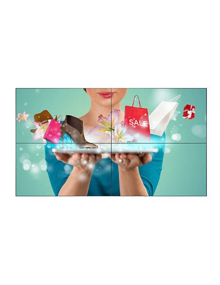 Philips Signage Solutions 49Bdl2105X/00 Signage Display 123,2 Cm (48.5") Ips 500 Cd/M2 Full Hd Czarny 24/7