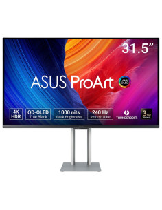 Asus Proart Oled Pa32Ucdm Monitor Komputerowy 80 Cm (31.5") 3840 X 2160 Px 4K Ultra Hd Qd-Oled Srebrny