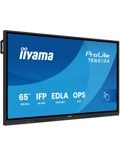 Iiyama Te6513A-B3Ag Signage Display Interaktywny Płaski Panel 163,8 Cm (64.5") Lcd Wi-Fi 500 Cd/M2 4K Ultra Hd Czarny Ekran Doty 2