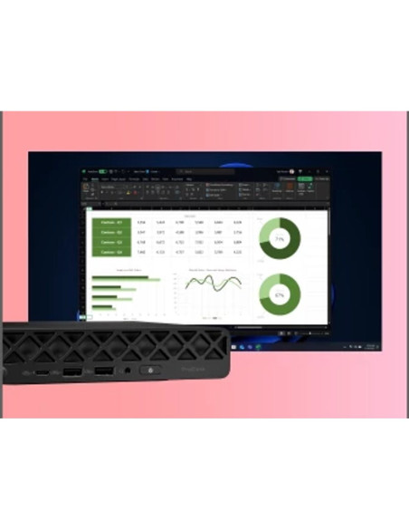 Hp Prodesk 4 Mini G1I Ai Intel Core Ultra 5 235T 16 Gb Ddr5-Sdram 512 Gb Ssd Windows 11 Pro Mini Pc Ai Pc Czarny