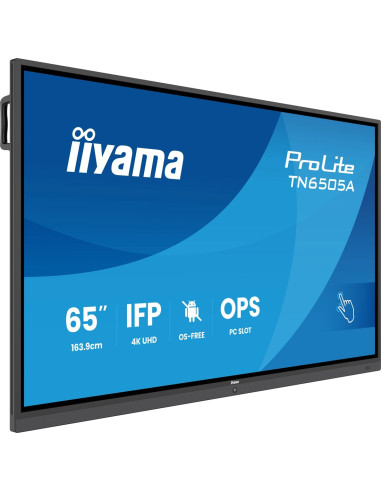 Iiyama Tn6505A-B1Ag Signage Display Interaktywny Płaski Panel 163,8 Cm (64.5") 500 Cd/M2 4K Ultra Hd Czarny Ekran Dotykowy