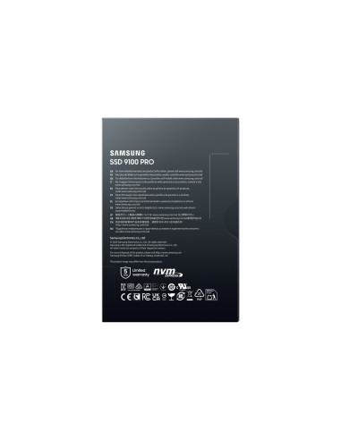 Ssd Pcie G5 M.2 Nvme 4Tb/9100 Pro Mz-Vap4T0Bw Samsung