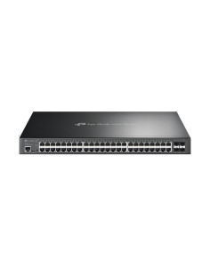Tp-Link Omada Sg3452Xp Przełącznik Sieciowy Zarządzany L2+ Gigabit Ethernet (10/100/1000) Obsługa Poe 1U Czarny