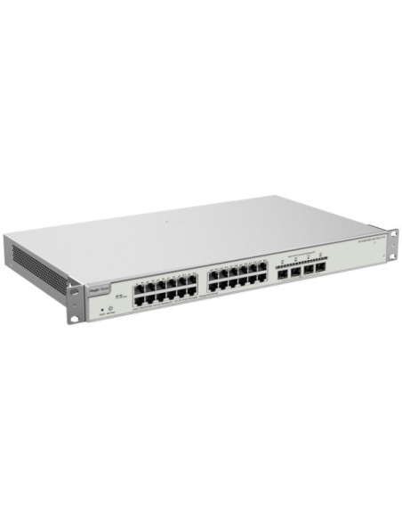 Ruijie Networks Rg-Nbs3200-24Gt4Xs-P-V2 Przełącznik Sieciowy Zarządzany L2+ Gigabit Ethernet (10/100/1000) Obsługa Poe Szary