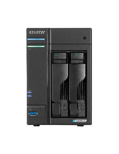 Asustor Lockerstor 2 Gen2 + (As6702T V2) Nas Desktop Intel® Celeron® N5105 4 Gb Ddr4 0 Tb Adm Czarny