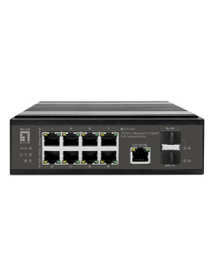 Levelone Igp-1091 Zarządzany L3 2.5G Ethernet (100/1000/2500) Obsługa Poe Montaż Na Biurku/Ścianie Czarny