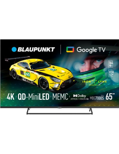 Blaupunkt Mini Led Tv | 65Mbg7000S | 65 | Smart Tv | Google Tv | Black