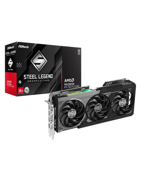 Karta Graficzna Asrock Rx9070Gre Steel Legend Dark 12Gb Oc