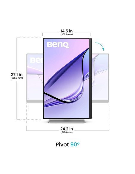 Benq Ma270Up Monitor Komputerowy 68,6 Cm (27") 3840 X 2160 Px 4K Ultra Hd Biały