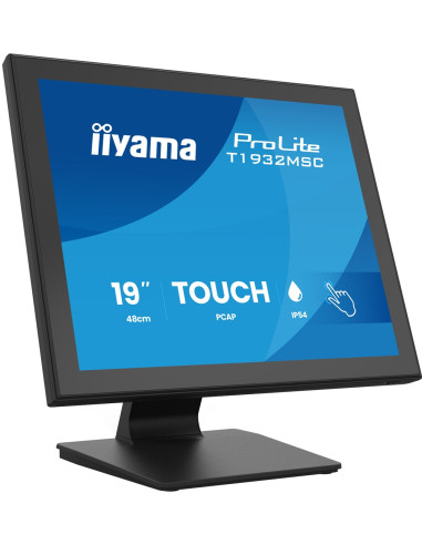 Iiyama Prolite T1932Msc-B2S Monitor Komputerowy 48,3 Cm (19") 1280 X 1024 Px Sxga Led Ekran Dotykowy Czarny