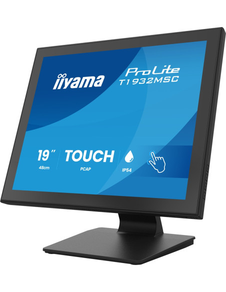 Iiyama Prolite T1932Msc-B2S Monitor Komputerowy 48,3 Cm (19") 1280 X 1024 Px Sxga Led Ekran Dotykowy Czarny