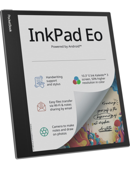 Ebook Pocketbook Inkpad Eo 10,3" E-Ink Kaleido 3 64Gb Wi-Fi Mist Gray