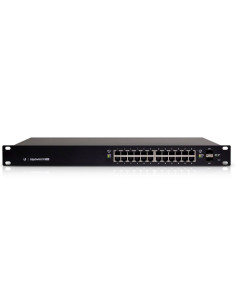 Ubiquiti Es-24-250W Przełącznik Sieciowy Zarządzany L2/L3 Gigabit Ethernet (10/100/1000) Obsługa Poe 1U Czarny