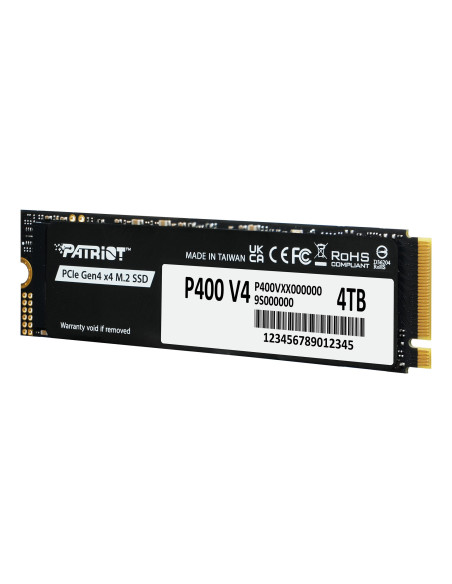 Dysk Ssd Patriot P400 V4 M.2 Pci-Ex4 Nvme 4Tb 6,2Gb/S (P400Vp4Tbm28H)
