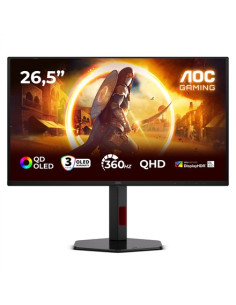 Aoc G4 Q27G4Sdr Monitor Komputerowy 67,3 Cm (26.5") 2560 X 1440 Px Quad Hd Qd-Oled Czarny, Czerwony 2
