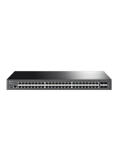 Tp-Link Omada Sg3452X Łącza Sieciowe Zarządzany L2+ Gigabit Ethernet (10/100/1000) 1U Czarny
