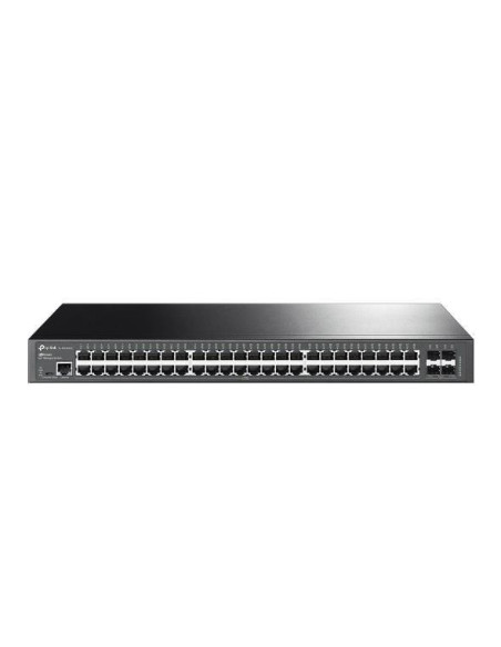 Tp-Link Omada Sg3452X Łącza Sieciowe Zarządzany L2+ Gigabit Ethernet (10/100/1000) 1U Czarny