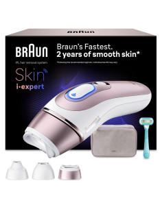 Depilator Ipl Skin I·expert Pl7321 Braun Biały, Różowe Złoto 2