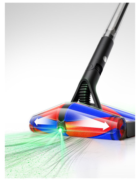 Dyson Pencilvac Fluffycones Pionowy Odkurzacz Bateria Suchy Bez Worka 0,8 L Czarny, Szary
