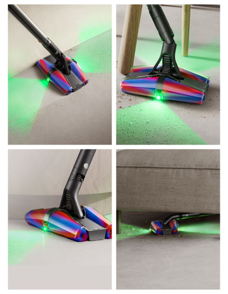 Dyson Pencilvac Fluffycones Pionowy Odkurzacz Bateria Suchy Bez Worka 0,8 L Czarny, Szary