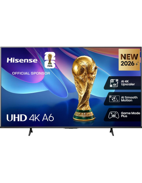 Hisense 55A6S 139,7 Cm (55") 4K Ultra Hd Smart Tv Wi-Fi Czarny
