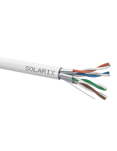 Kabel Skrętka Solarix Cat.6A F/Ftp Lsoh Dca-S2,D2,A1 Szpula 500M