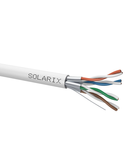 Kabel Skrętka Solarix Cat.6A F/Ftp Lsoh Dca-S2,D2,A1 Szpula 500M