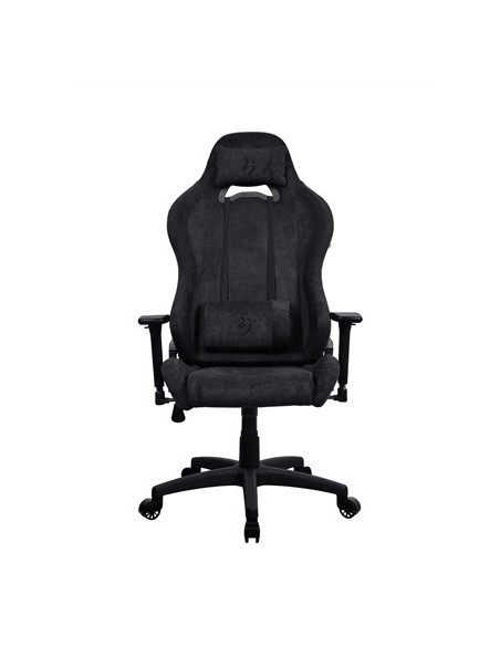 Arozzi Torretta Soft Fabric | Gaming Chair | Metal/Reinforced Nylon | Pure Black