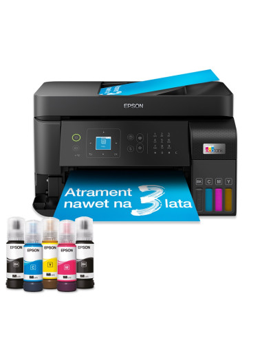 Epson Ecotank L5590 Atramentowa A4 4800 X 1200 Dpi 33 Stron/Min Wi-Fi