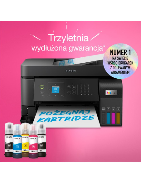 Epson Ecotank L5590 Atramentowa A4 4800 X 1200 Dpi 33 Stron/Min Wi-Fi