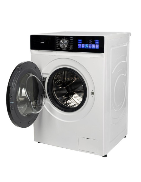 Pralka Automatyczna Mpm-5914-Pt-51, Poj. 9Kg, Szer 60Cm, Silnik Inwenterowy, 15 Programów Głównych, Biała Z Czarnymi Elementam