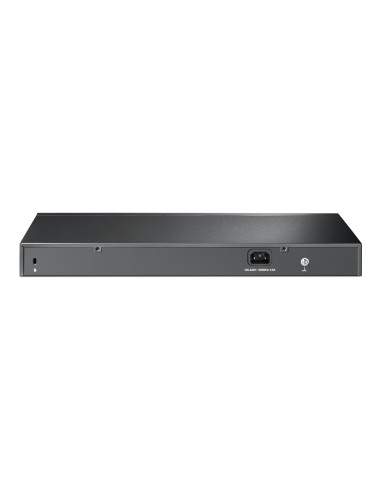 Tp-Link Jetstream Tl-Sg2428P Przełącznik Sieciowy Zarządzany L2/L2+ Gigabit Ethernet (10/100/1000) Obsługa Poe 1U Czarny