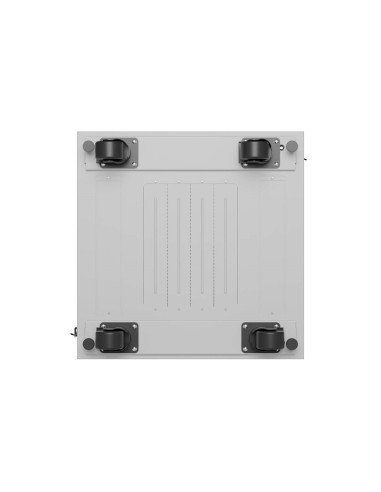 Szafa Instalacyjna Rack Stojąca 19" 22U 600 × 600 Szara, Drzwi Przeszklone, Lcd, Lanberg (Flat Pack)