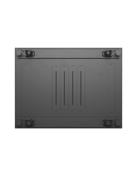 Szafa Instalacyjna Rack Stojąca 19" 18U 600 × 800 Czarna, Drzwi Przeszklone, Lanberg (Flat Pack)