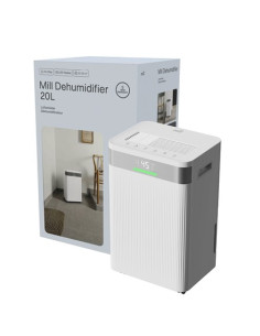 Mill | Dehumidifier | Mdh20 | Suitable For Rooms Up To 20-30 M2 | Water Tank Capacity 4 L | White