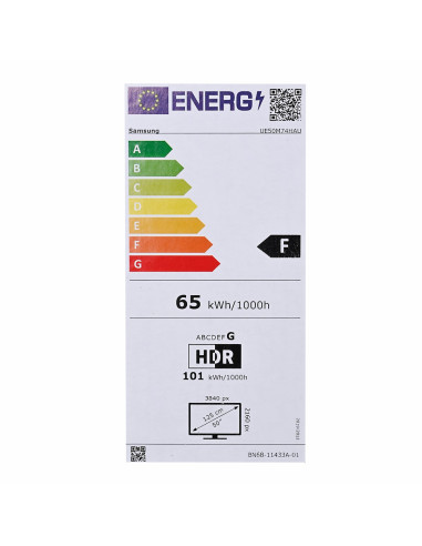 Telewizor Samsung Ue50M74H Led 50" 4K Ultra Hd Tizen Q-Symphony Dvb-T2 Czarny
