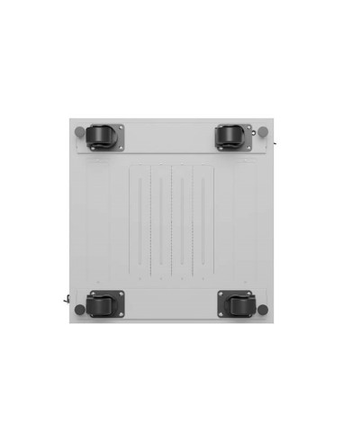 Szafa Instalacyjna Rack Stojąca 19" 15U 600 × 600 Szara, Drzwi Perforowane, Lcd, Lanberg (Flat Pack)