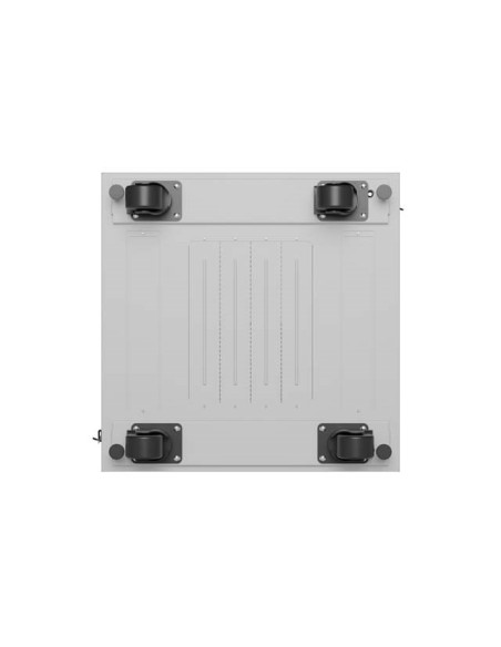 Szafa Instalacyjna Rack Stojąca 19" 15U 600 × 600 Szara, Drzwi Perforowane, Lcd, Lanberg (Flat Pack)