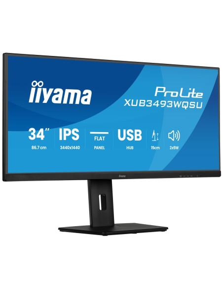 Monitor Iiyama Led 34" Xub3493Wqsu-B6 120Hz