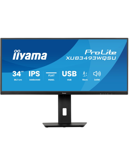 Monitor Iiyama Led 34" Xub3493Wqsu-B6 120Hz
